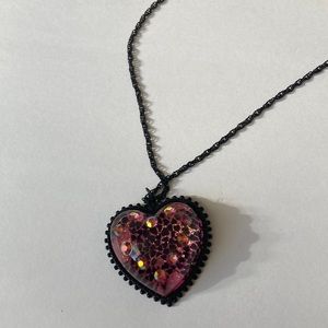 Betsy Johnson Heart Pendant